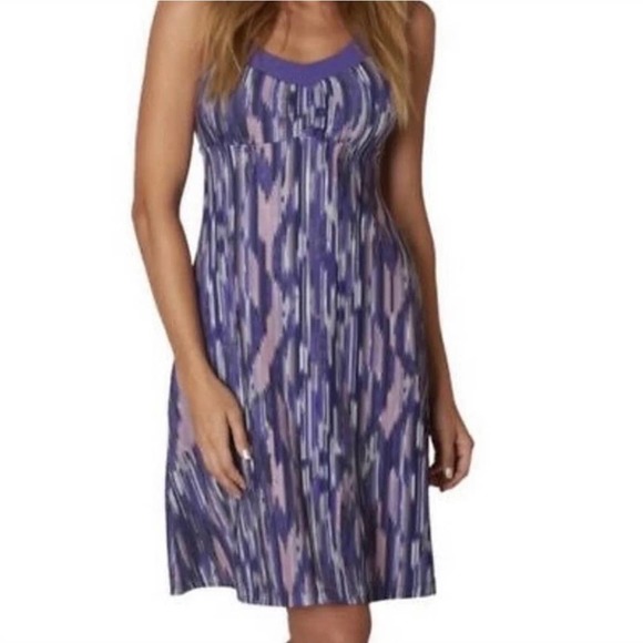 Prana Dresses & Skirts - Prana Dress Shauna Knee Length in Violet Rainblur Women’s Size Medium